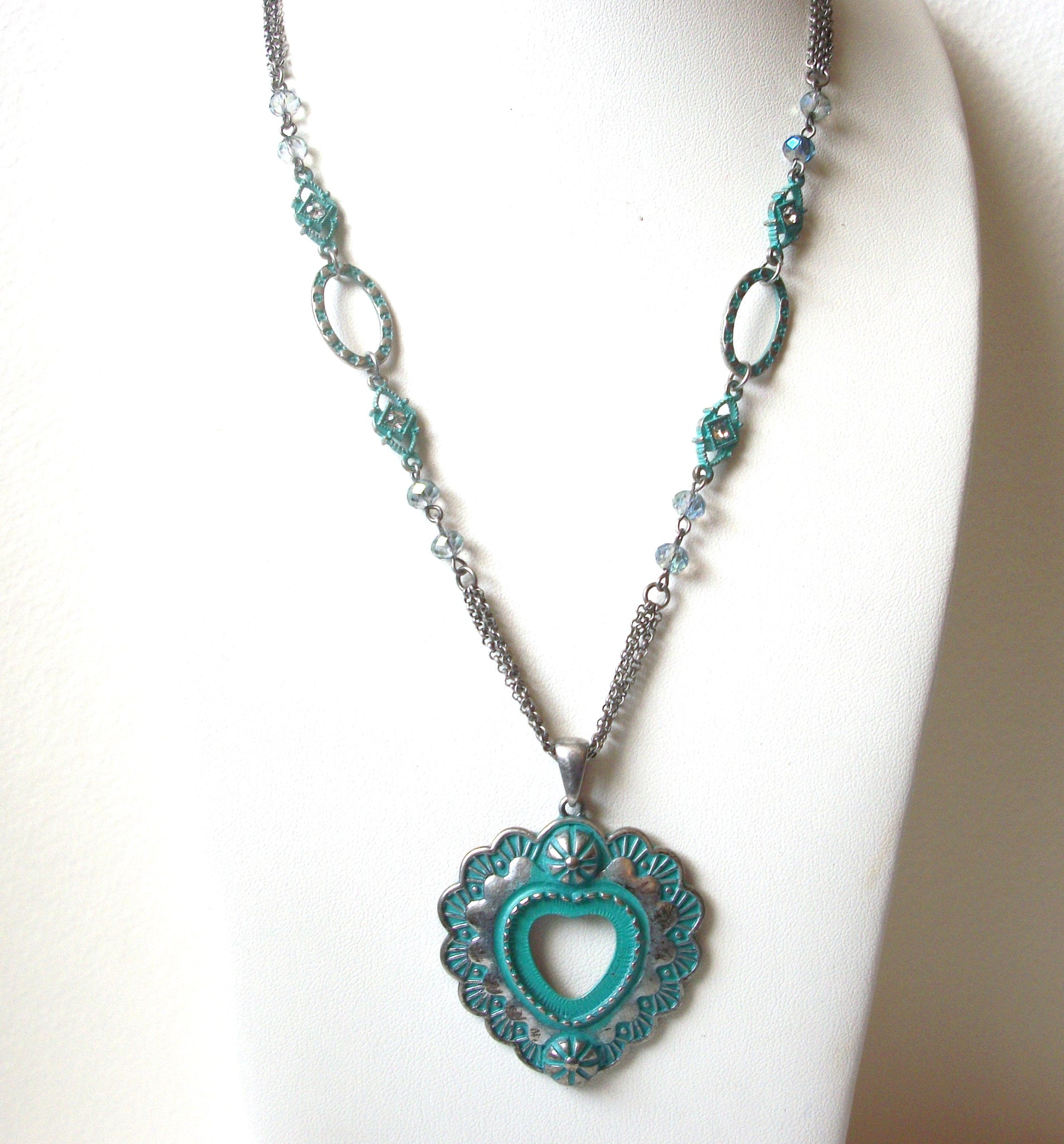 Vintage Shyanne Southwestern Patina Necklace 113020