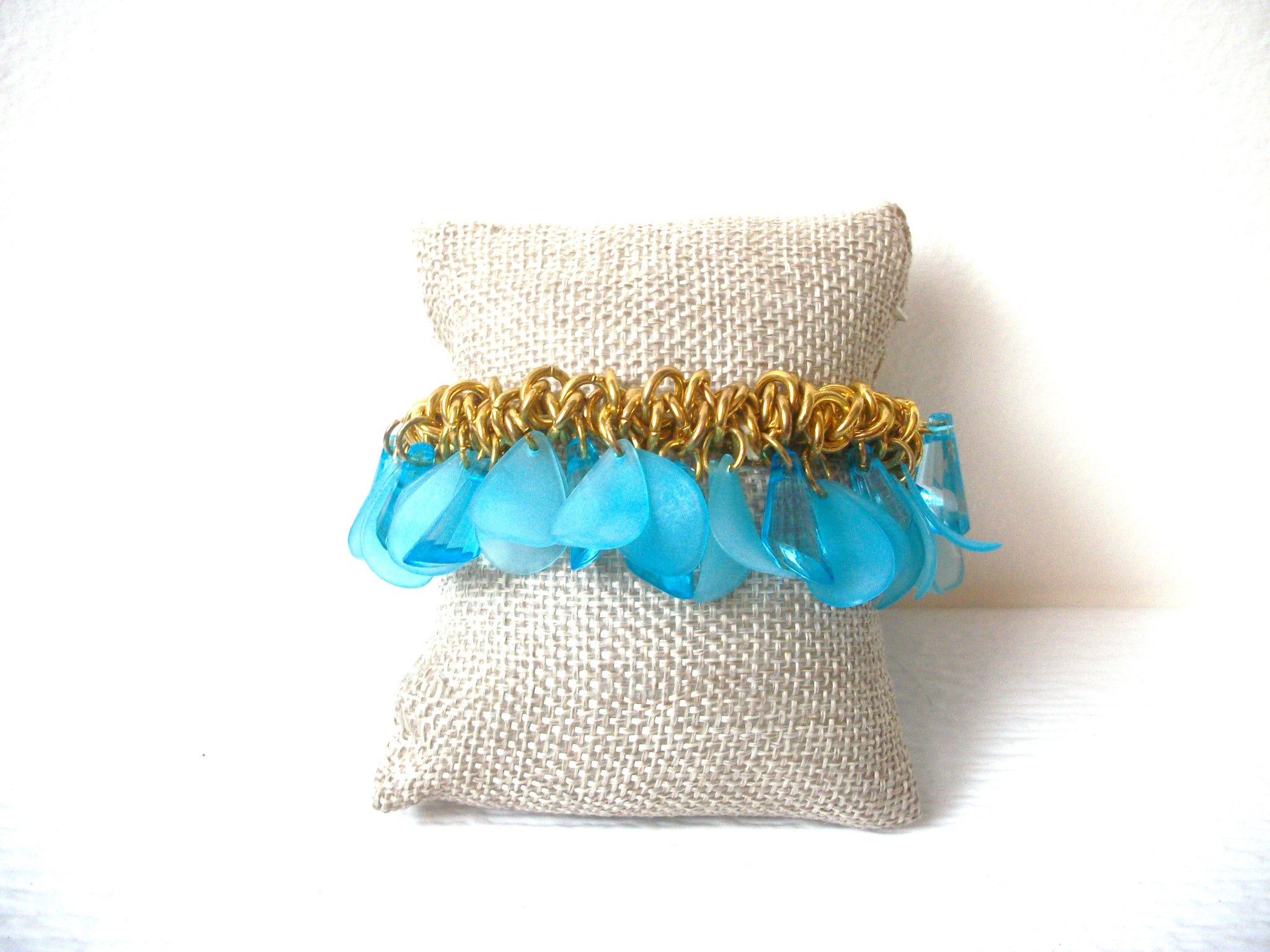 Retro Gold Blue Bracelet 120320