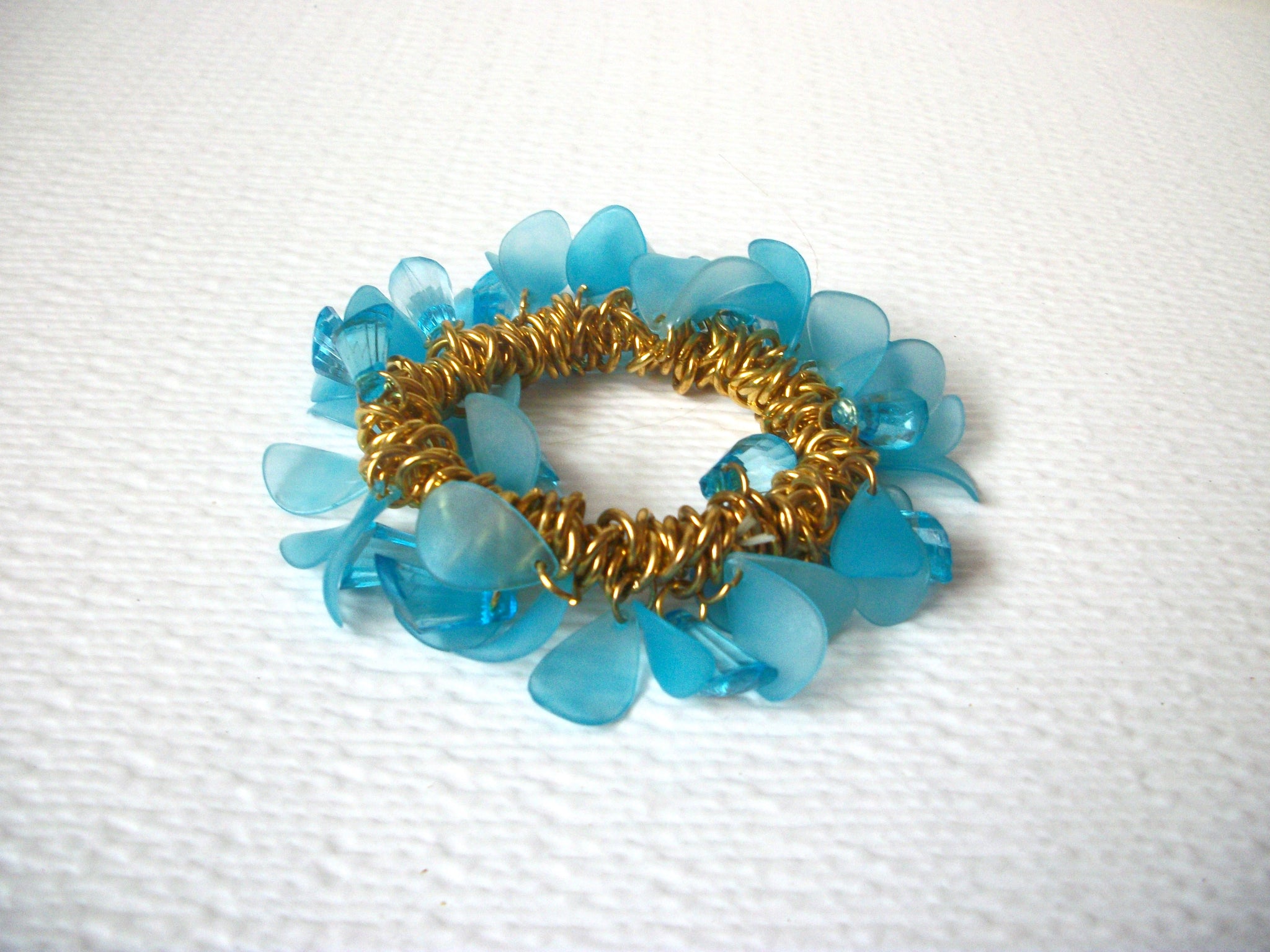 Retro Gold Blue Bracelet 120320