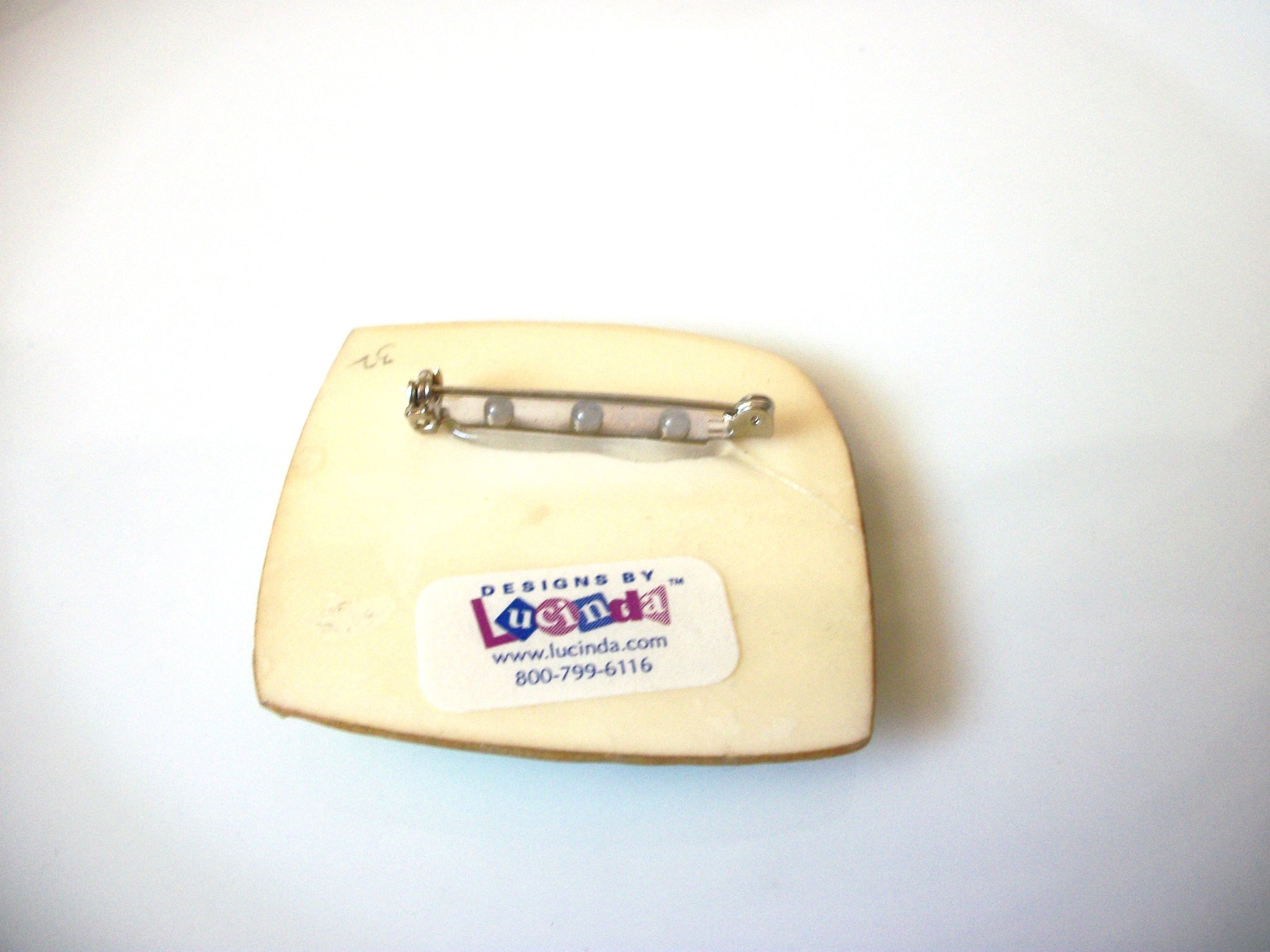 Vintage Pin By Lucinda Yates Designs "Reading to Kids" Pin