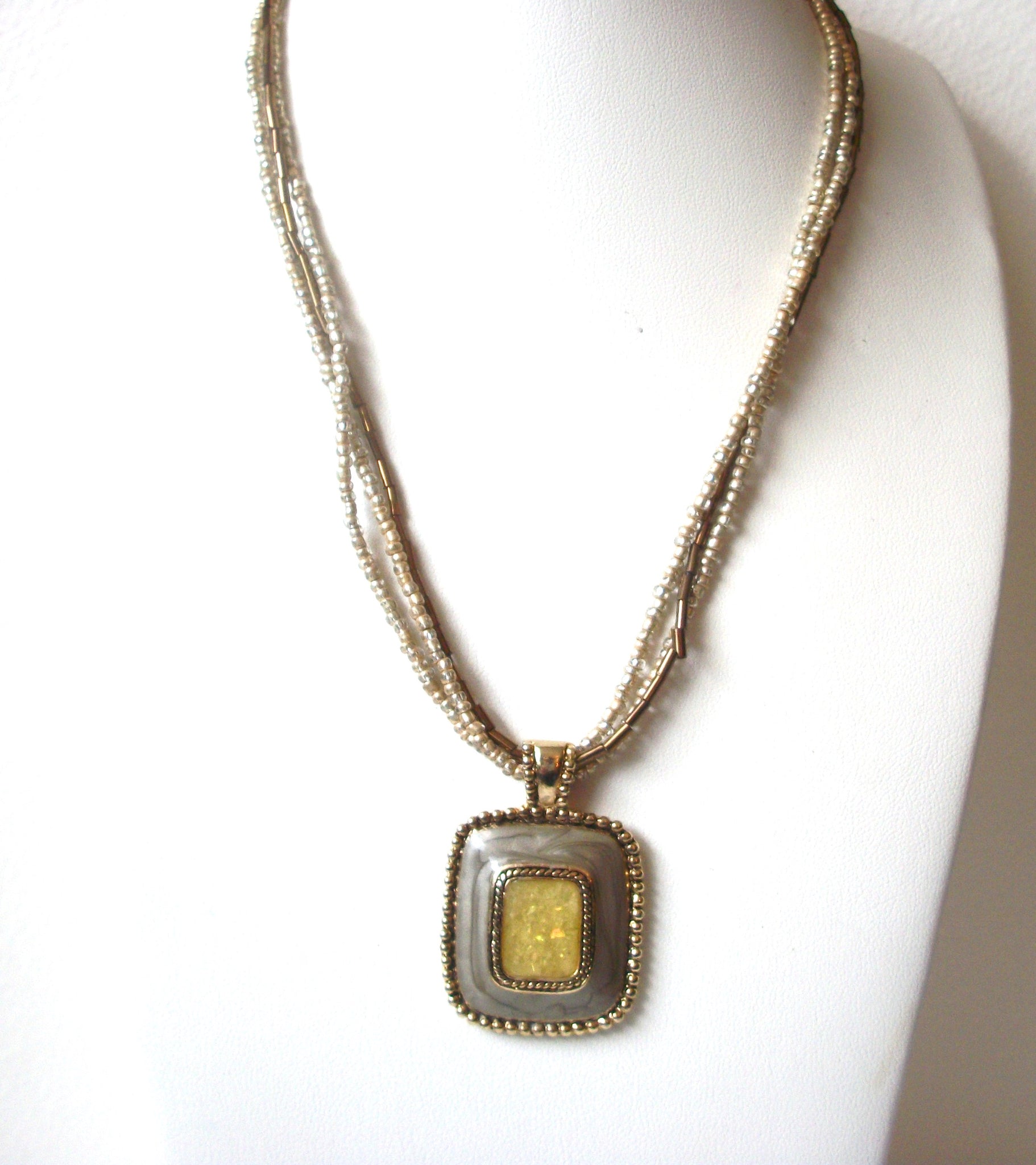 Vintage KC Pendant Necklace 120320