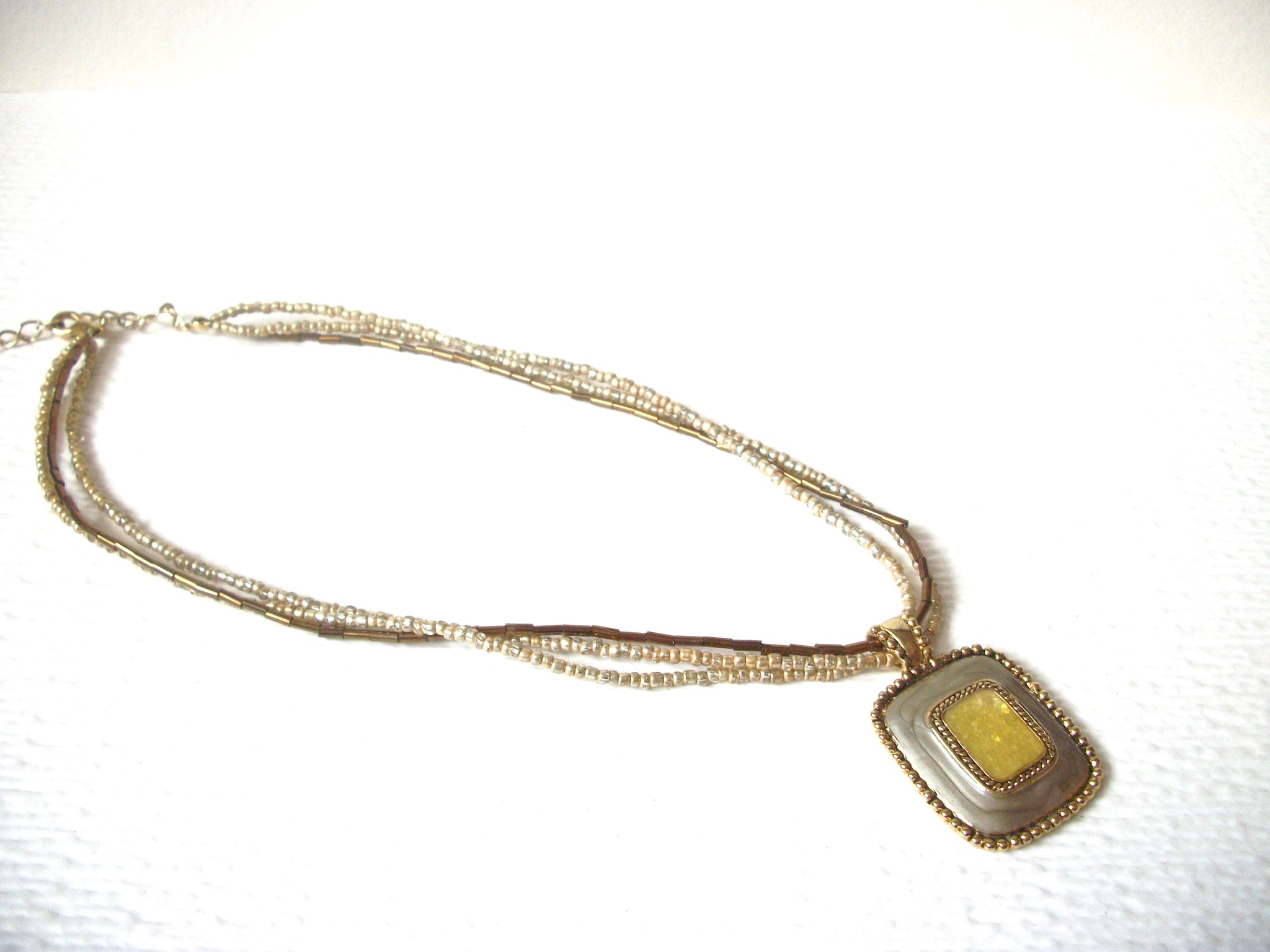 Vintage KC Pendant Necklace 120320