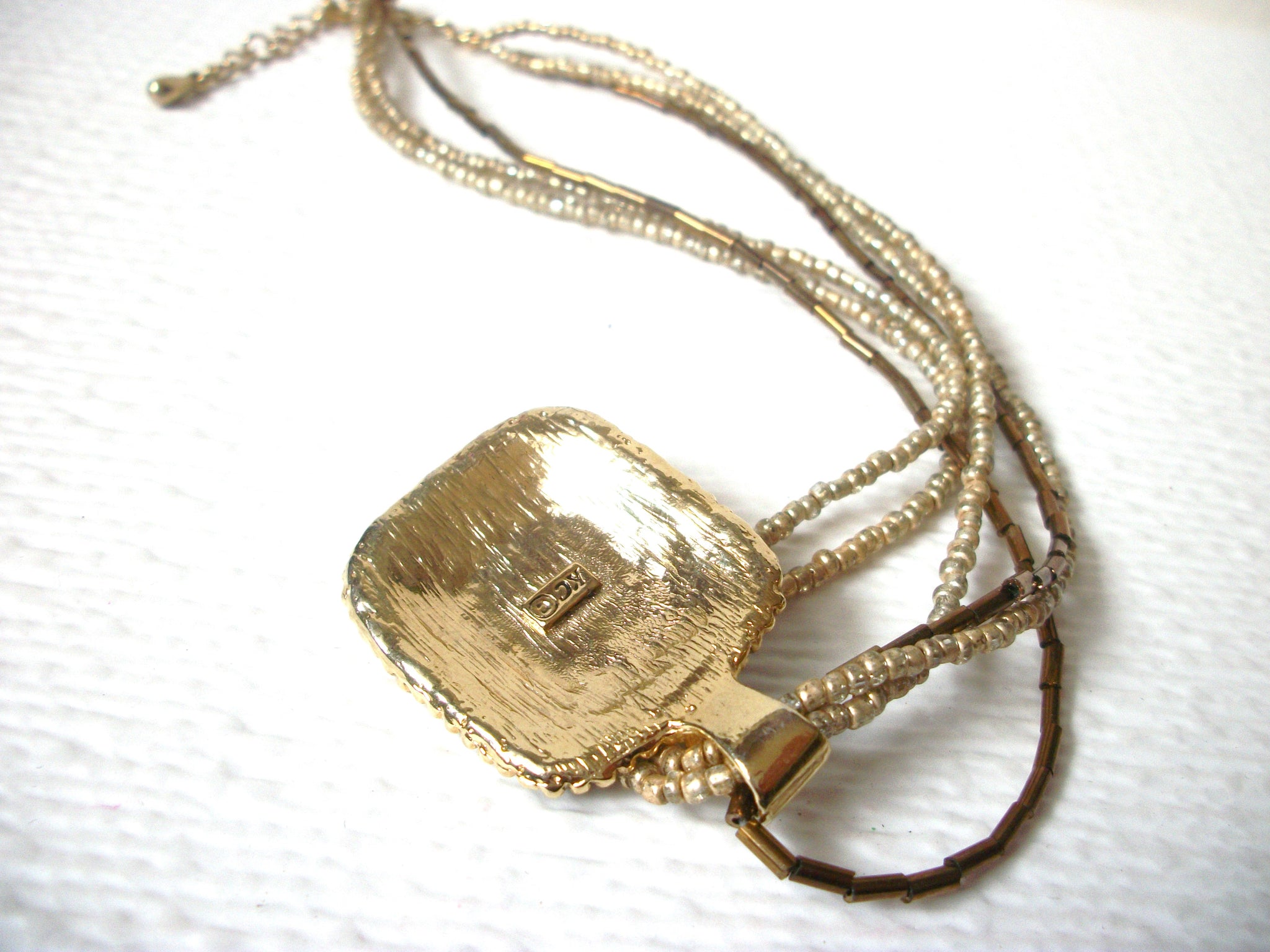 Vintage KC Pendant Necklace 120320