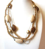 Retro Earthy Chunky Necklace 120420