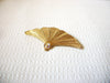 Vintage JJ Fan Brooch 60120
