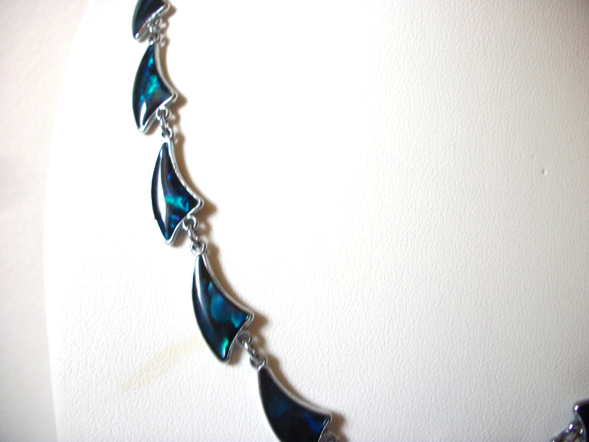 Vintage ABALONE Shell Necklace 40320