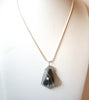 Retro Stone Pendant Necklace 120520