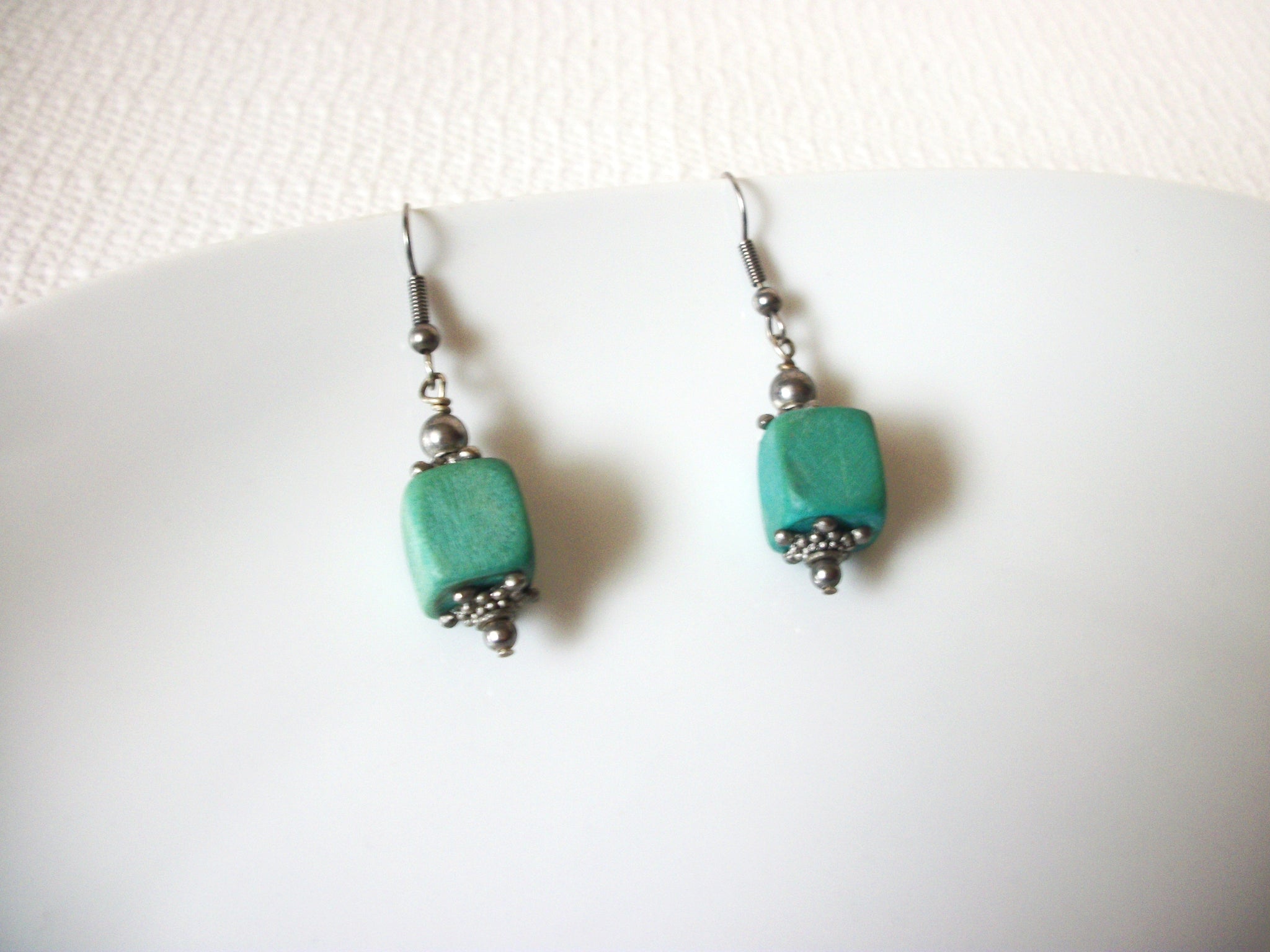 Vintage Turquoise Stones Ethnic Earrings 40420