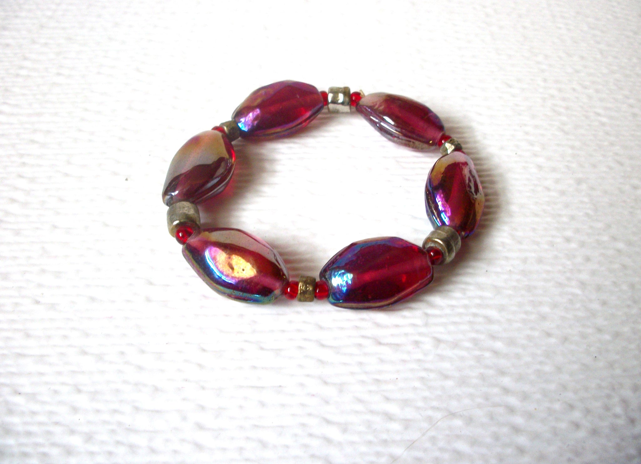 Hand Made Semi Precious Glass Bracelet 120520