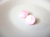 Retro Pale Pink Lucite Earrings 120520