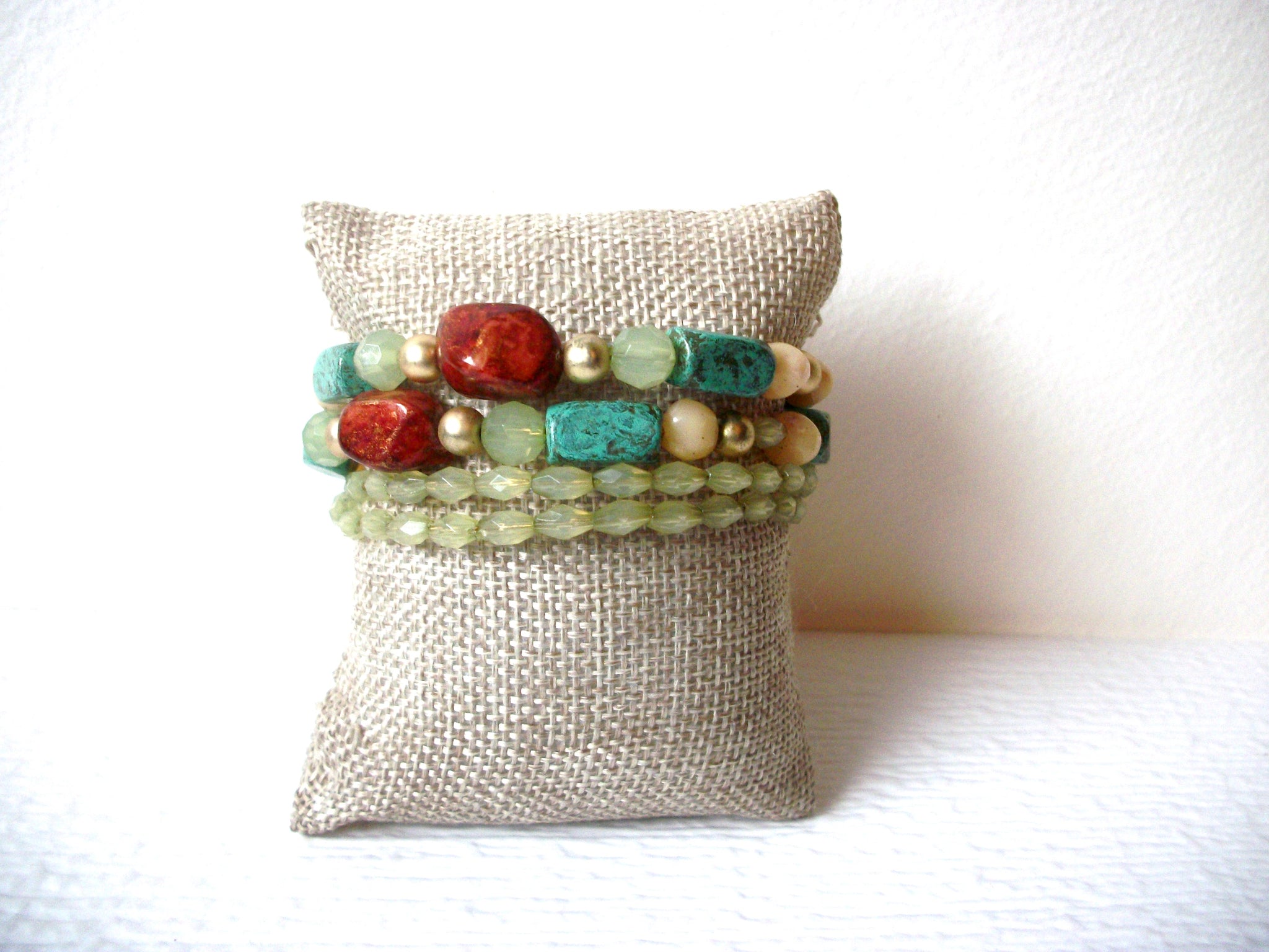 Hand Made Lucite Plastic Bracelet 120620