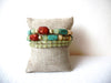 Hand Made Lucite Plastic Bracelet 120620