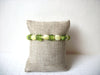 Green Czech Glass Bracelet 120620