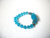 Blue Czech Glass Crystal Bracelet 120620