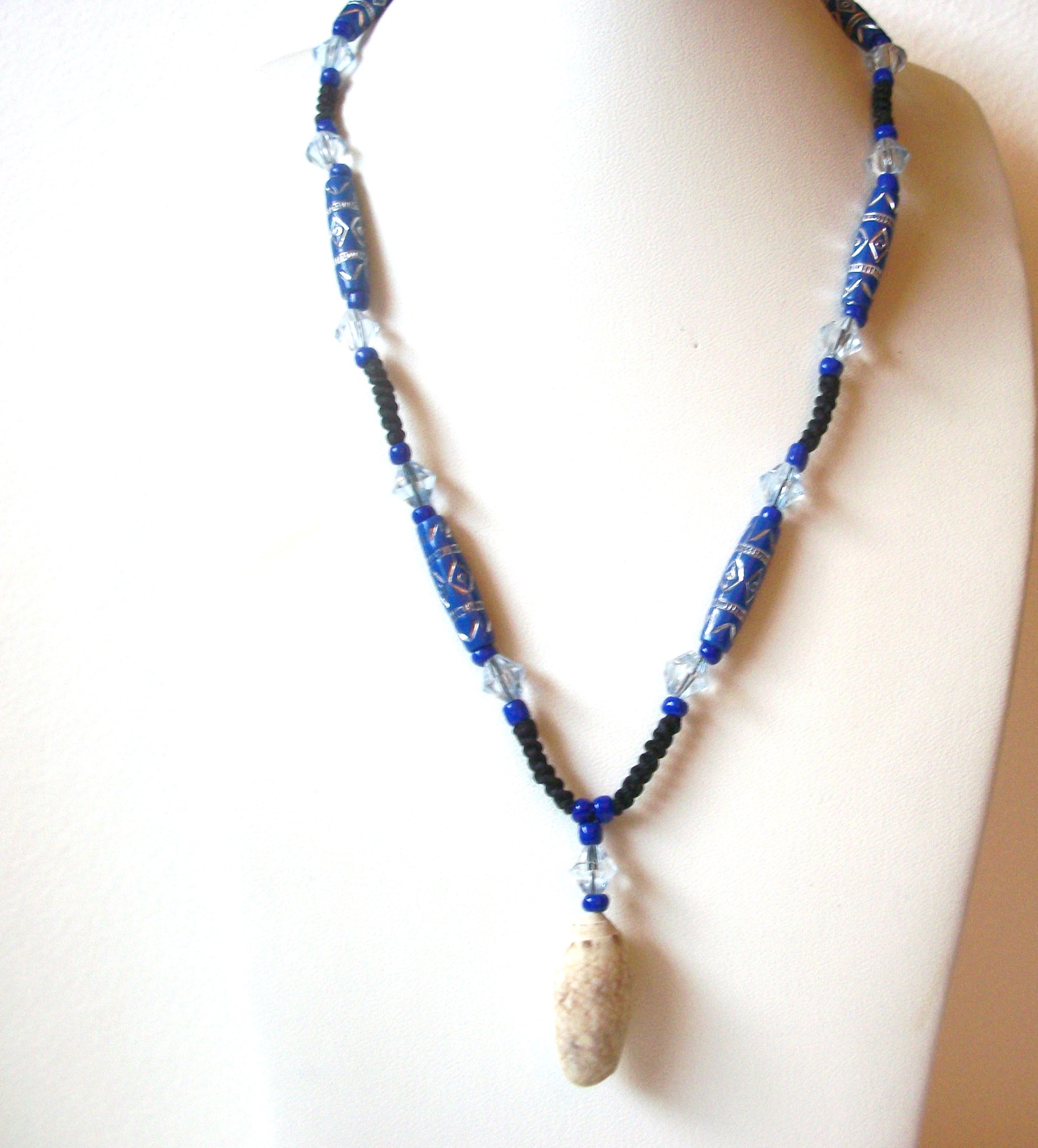 Organic Natural Shell Pendant Necklace 120720