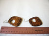 African Wood Large Earrings 40520