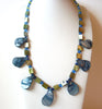 Organic Natural Shell Petal Necklace 120720