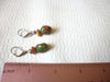 Vintage JASPER Stone Earrings 40520