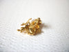 Gold Toned Bird Nest Pearl Egg Stick Pin 120820
