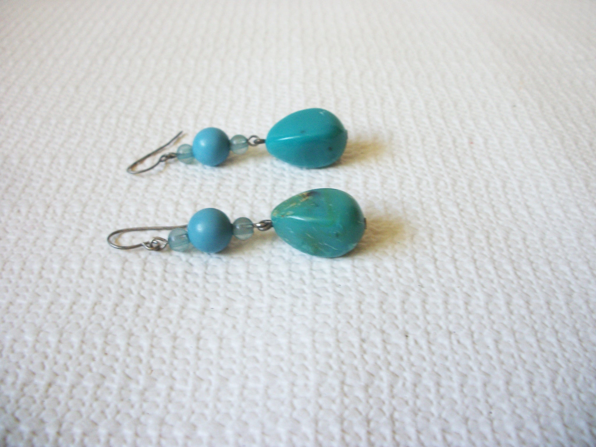 Retro Turquoise Dangle Earrings 60320