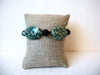 Agate Moss Black Glass Bracelet 120820