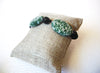 Agate Moss Black Glass Bracelet 120820