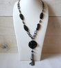 Retro Black Necklace  60420