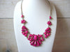 Retro Hot Pink Statement Necklace 60420