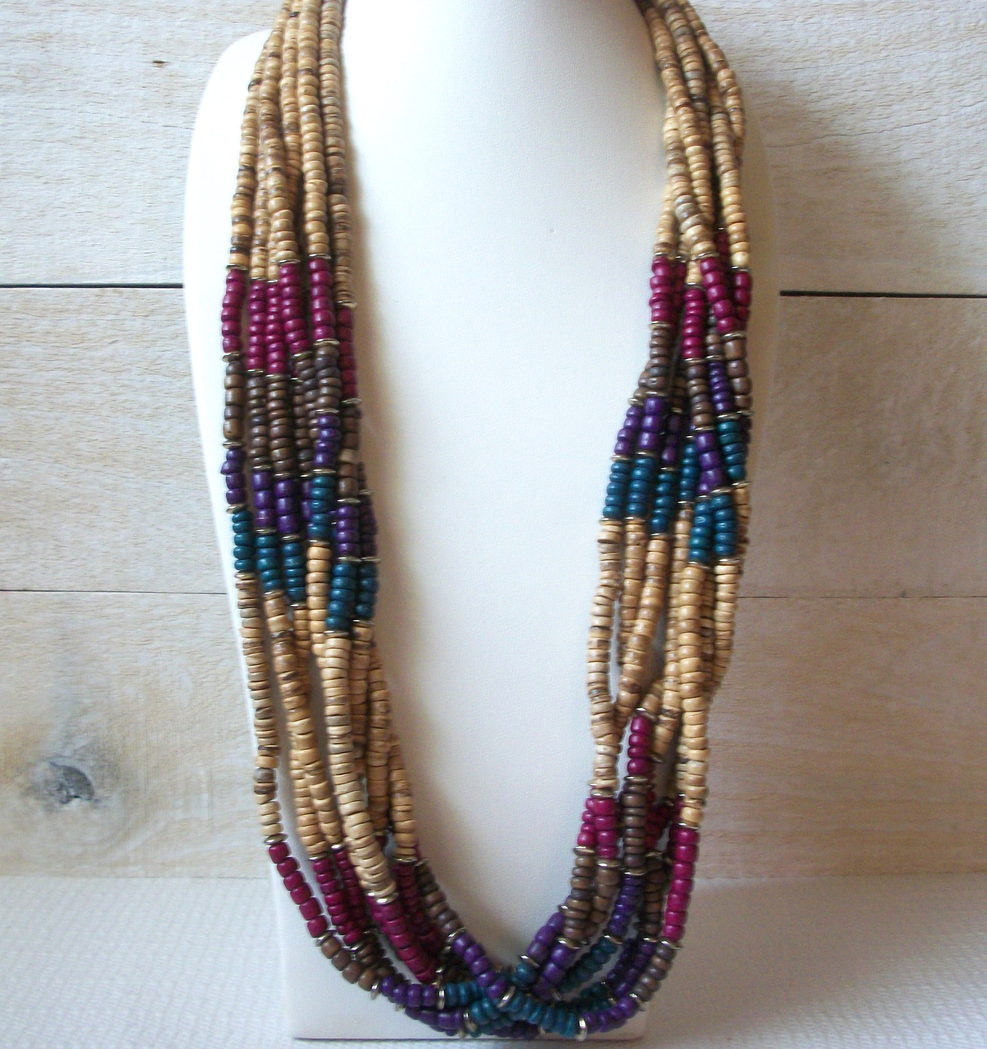 Bohemian Wood Necklace 60420