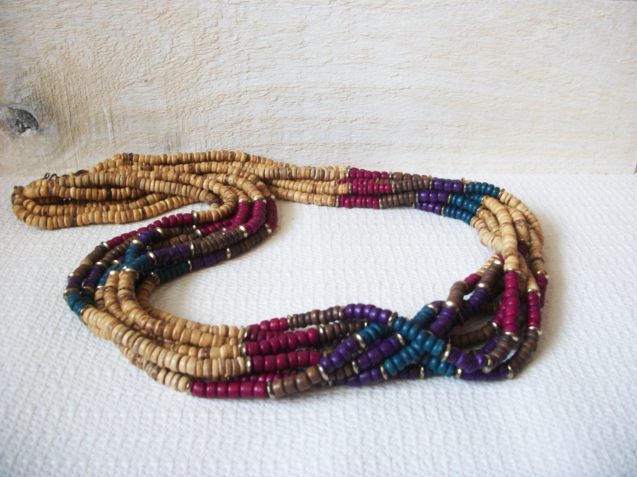 Bohemian Wood Necklace 60420