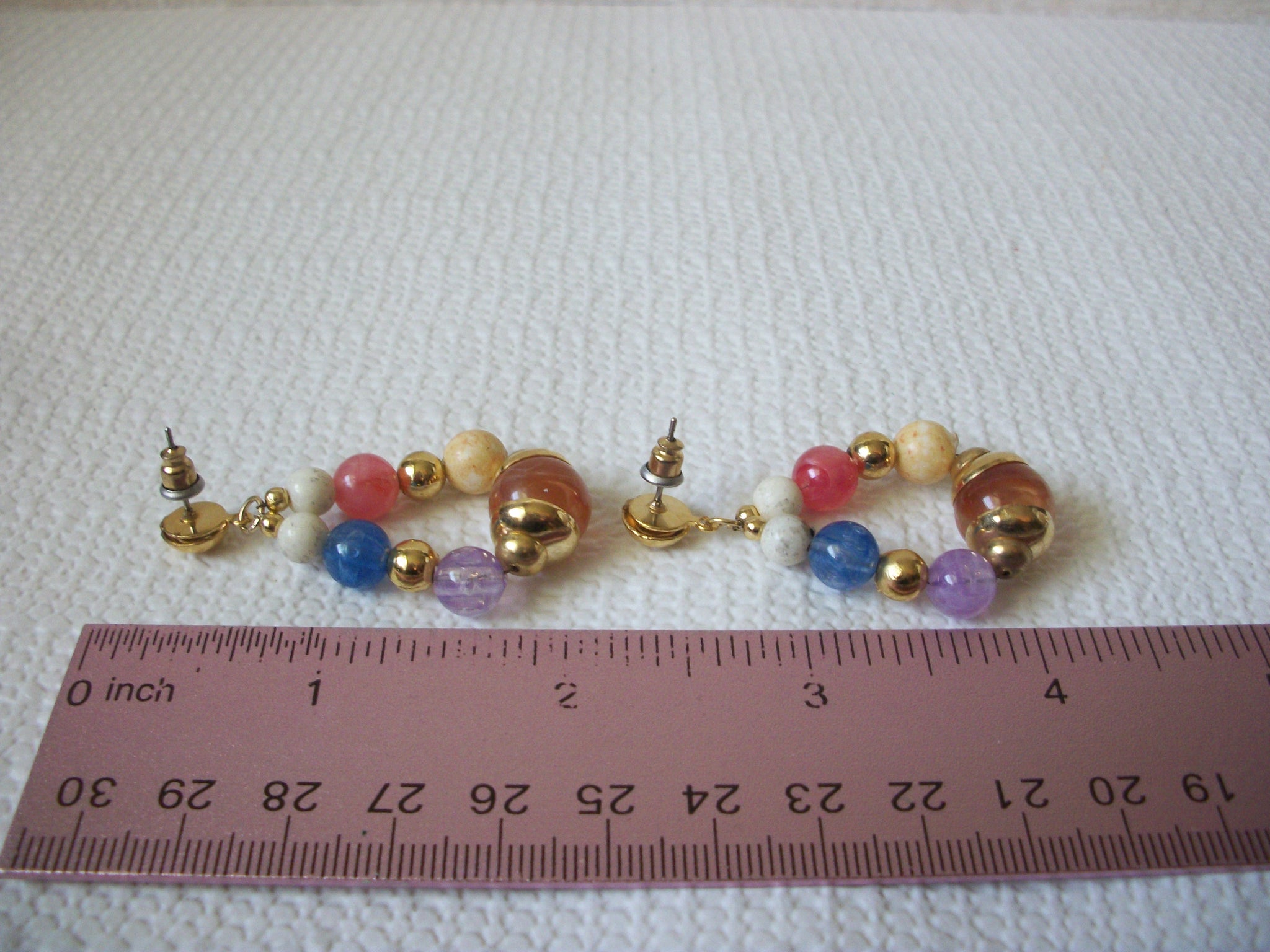 Retro Lucite Earrings 60420
