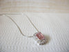Retro Pink Rhinestone Necklace 60420