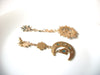Hand Crafted Sun Moon Long Earrings 121420