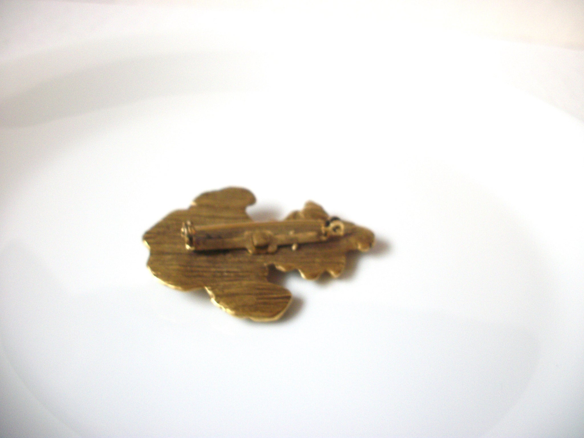 Vintage Brass Mermaid Nymph Brooch Pin 121420