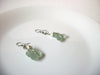Aqua Green Chalcedony Earrings 121420