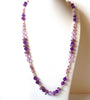 Hand Made Purple Lilac Necklace 121120