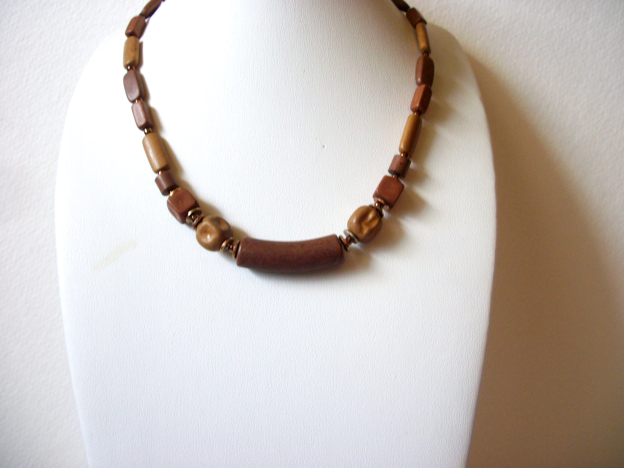 African Wood Necklace  60620