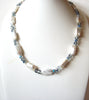 Mother Of Pearl Shell Czech Glass Necklace 121120
