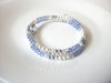 Pearl Pale Periwinkle Czech Glass Bracelet 121120