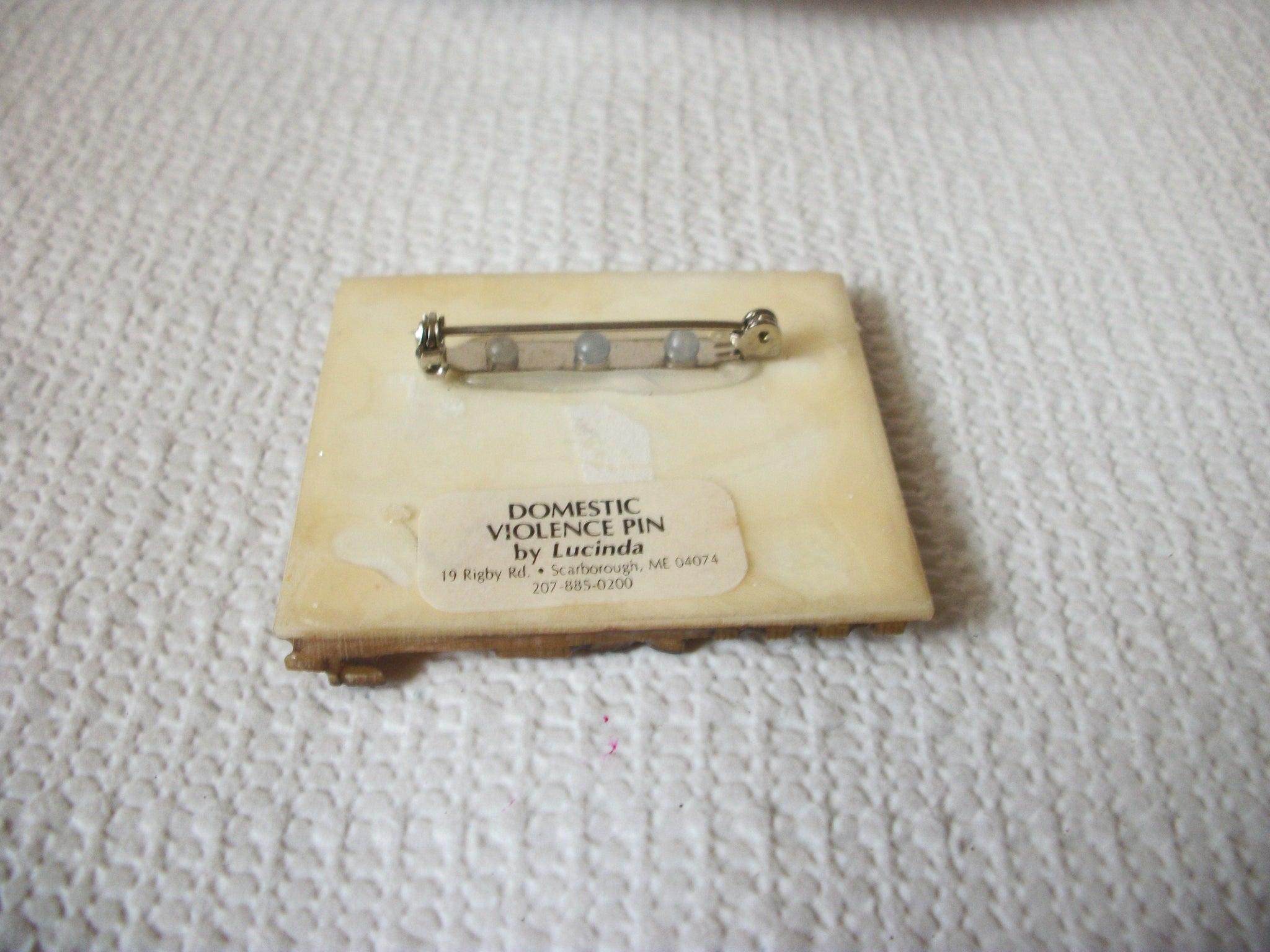 Designs By Lucinda Woman Pins Domestic Violence 40920