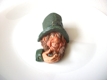 Vintage FINNLANS 1994 Thick Leprechaun Brooch Pin 121120