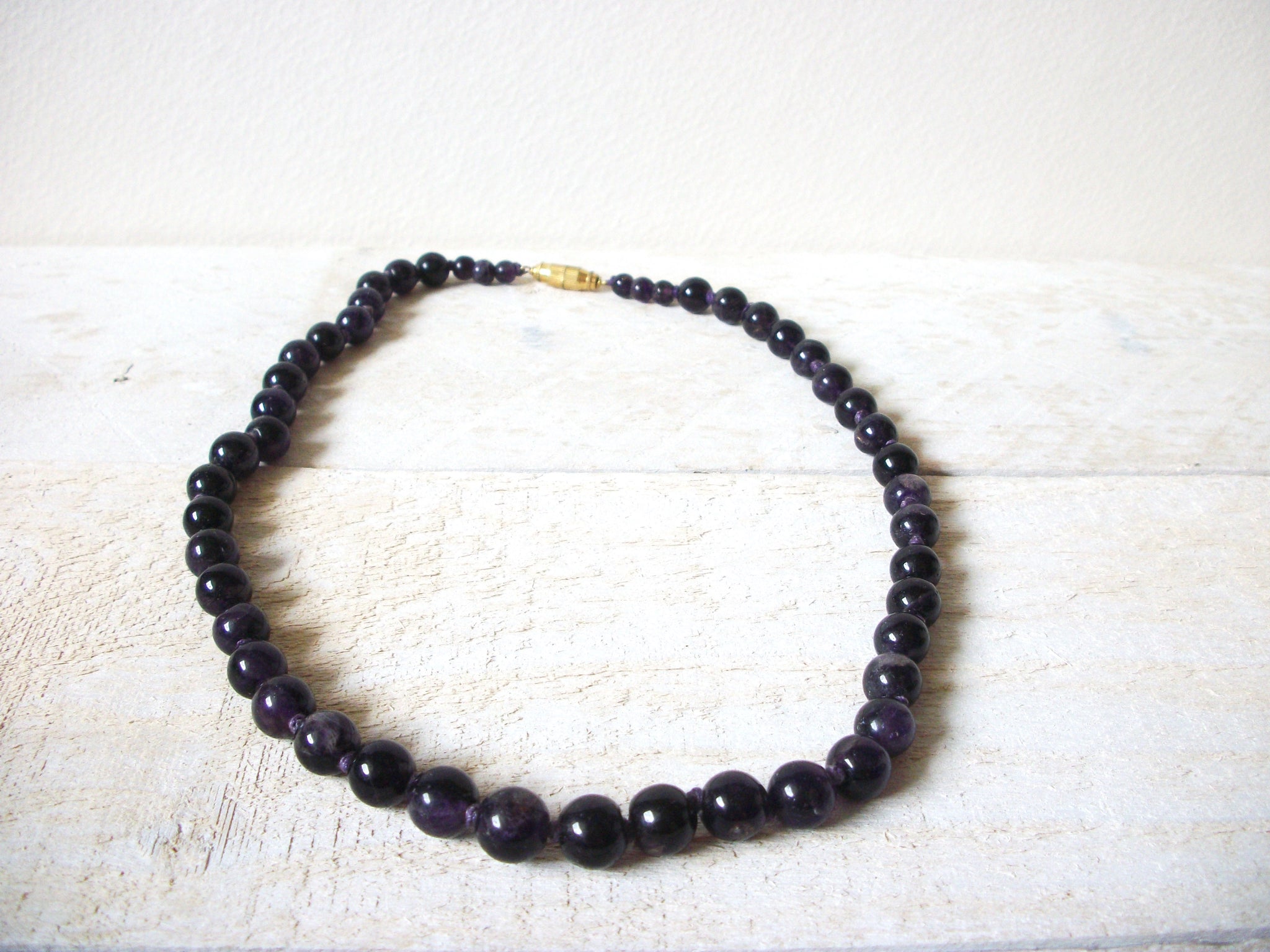 Amethyst Semi Precious Stones Necklace 60620