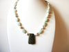Vintage Howlite Jasper Agate Necklace 60620