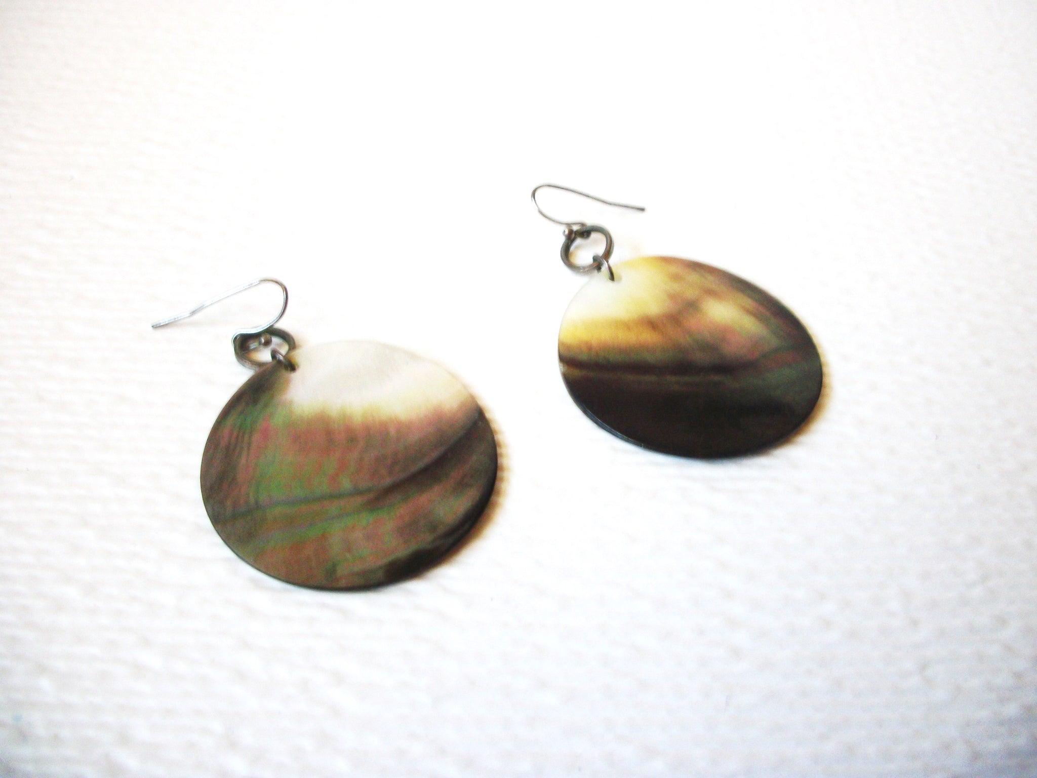 Retro Paua Abalone Shell Earrings 121520