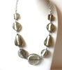 Art Glass Foil Glass Chunky Necklace 121220