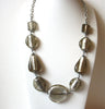 Art Glass Foil Glass Chunky Necklace 121220