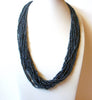 Multi Strand Glass Beads Necklace 121720