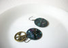 Hand Made Paua Abalone Dangle Earrings 121920