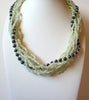 Vintage Mint Glass Necklace 60920