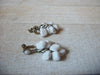 Retro White Dangle Earrings 61120